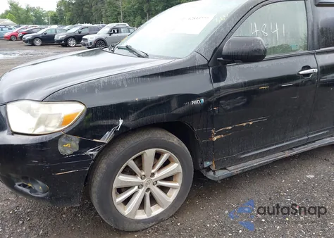 2008 Toyota Highlander Hybrid from USA, damaged, VIN JTEEW41AX82003843